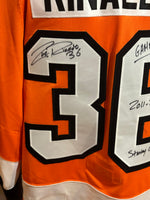 
              Zak Rinaldo Signed Game Used Jersey Flyers 2011-2012 COA
            
