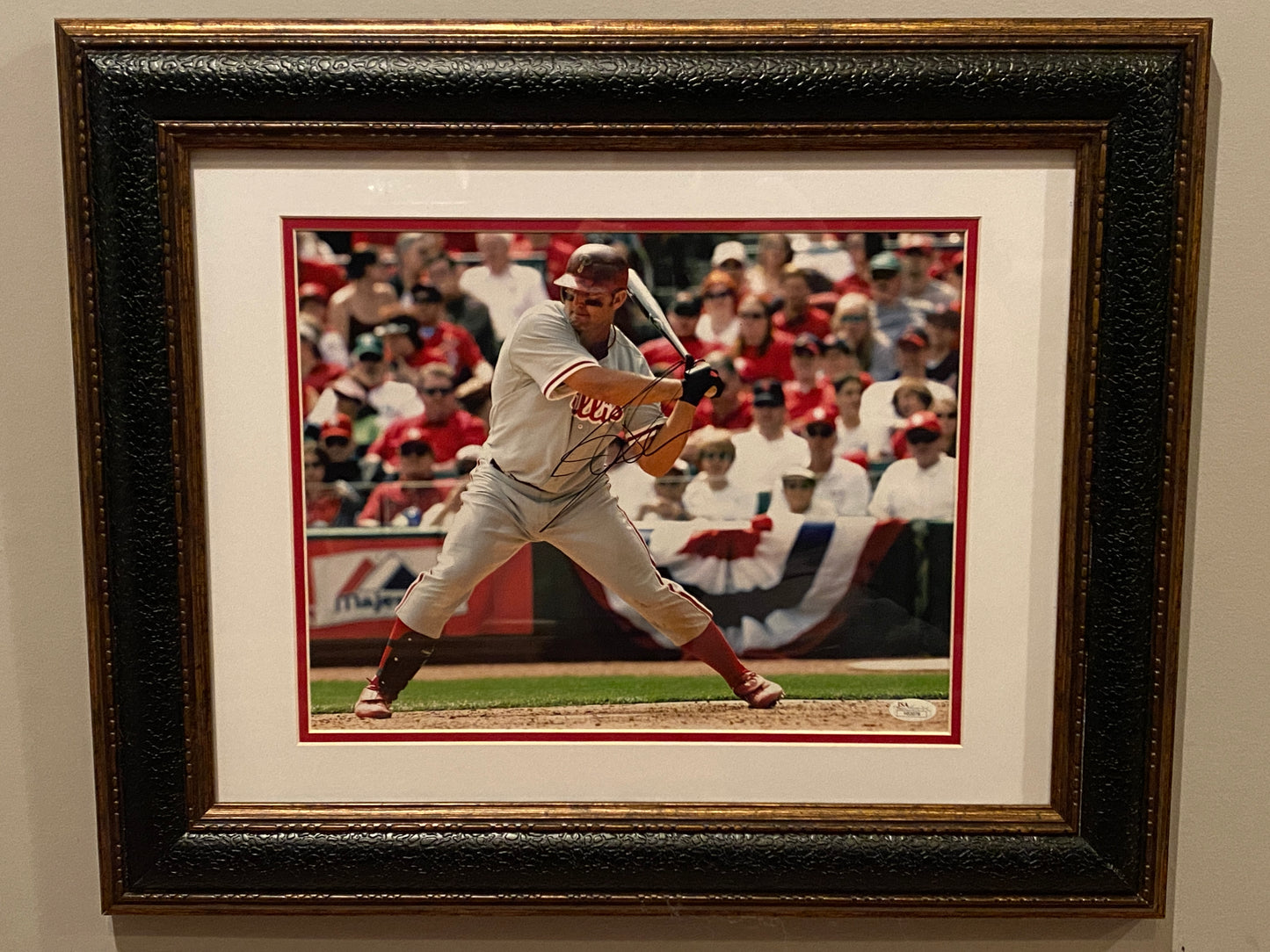Jim Thome Signed Framed Phillies 8x10" Photo - JSA