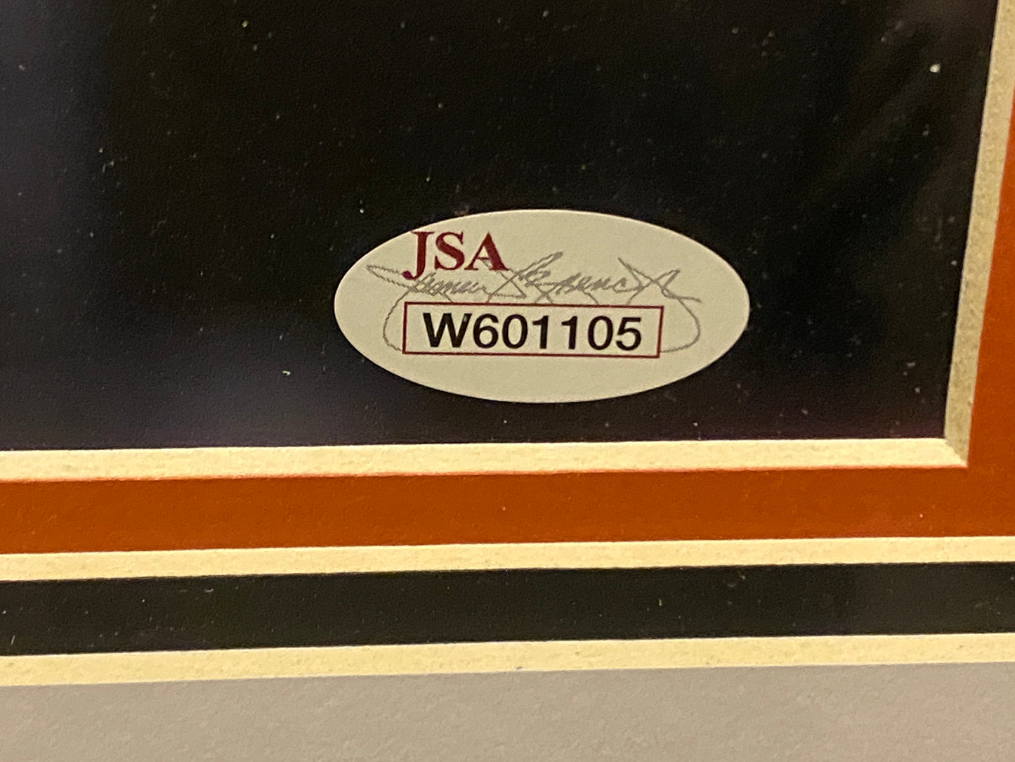 John LeCalir Signed 16x20 Flyers Photo Framed. JSA Certified.