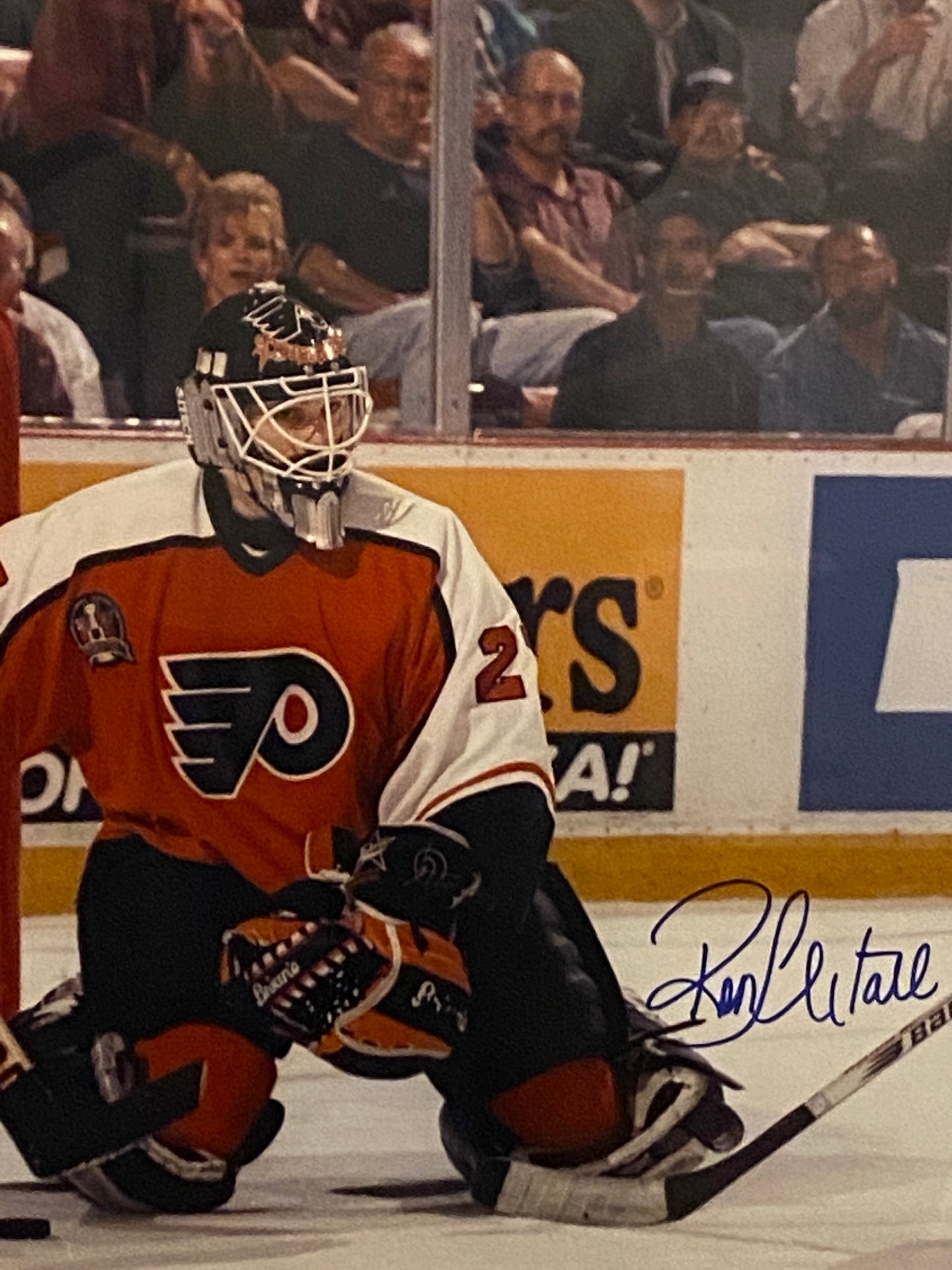 Ron Hextall Signed 16x20 Flyers Framed Photo - PSA