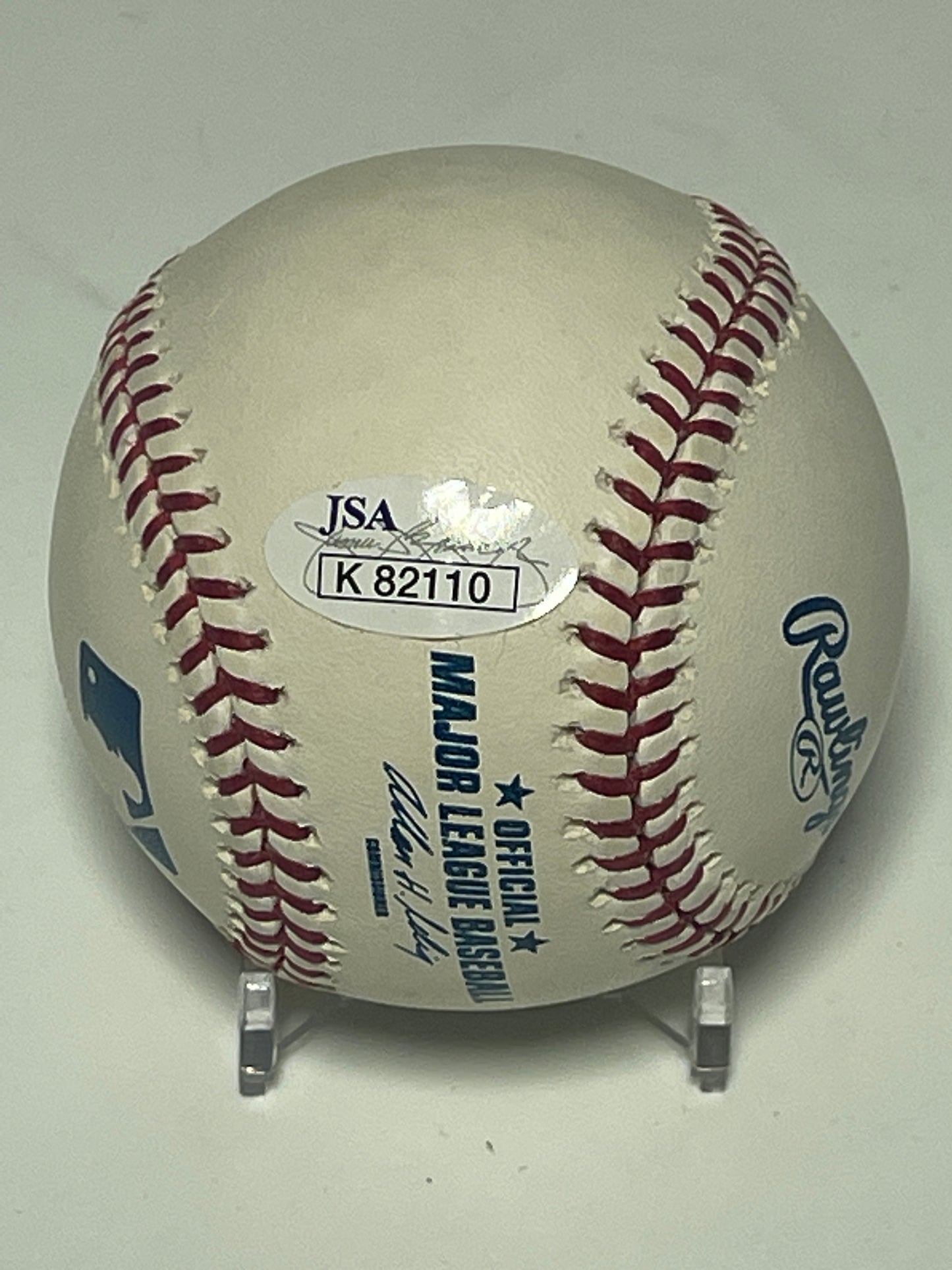 Reggie Jackson Signed to Reggie White OML Baseball - JSA