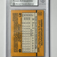 Darren Daulton 1989 Donruss Phillies Signed Baseball Card - Beckett