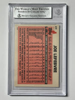 
              Joe Lefebvre 1983 TT Phillies Signed Baseball Card - Beckett
            