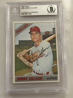 
              Johnny Callison 1964 Topps Phillies Signed Baseball Card - Beckett
            