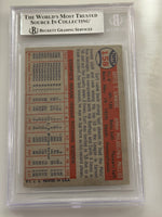 
              Curt Simmons 1957 Topps Phillies Signed Baseball Card - Beckett
            