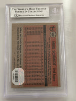 
              Mike Schmidt 1981 Topps Phillies Signed Baseball Card - Beckett
            