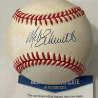 Mike Schmidt Signed OML Baseball Phillies - Beckett Cert