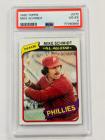 
              Mike Schmidt 1980 Topps Phillies Baseball Card PSA 4
            