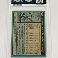 Mike Schmidt 1980 Topps Phillies Baseball Card PSA 4
