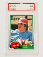 
              Pete Rose 1981 Topps Phillies Baseball Card PSA 9
            