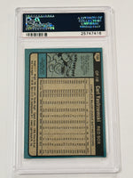 
              Carl Yastrzemski 1980 Topps Signed Red Sox Baseball Card PSA
            