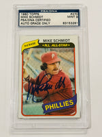 
              Mike Schmidt 1980 Topps Signed Phillies Baseball Card PSA Auto 9
            