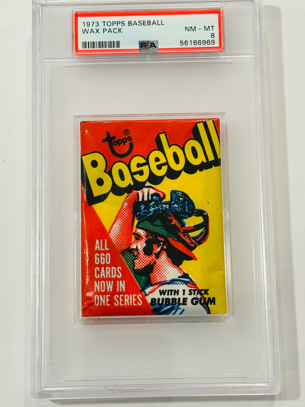 1973 Topps All Series Baseball Card Sealed Pack PSA 8 - Mike Schmidt Possible