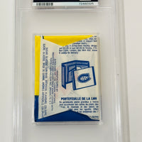 1985 O-Pee-Chee Hockey Sealed Pack PSA 7 (Mario Lemieux Rookie)