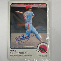 2023 Topps Heritage Box Topper Signed Mike Schmidt Phillies
