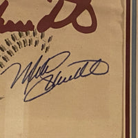 Mike Schmidt Signed 1980 WS Phillies Canvas Large Display - SGC