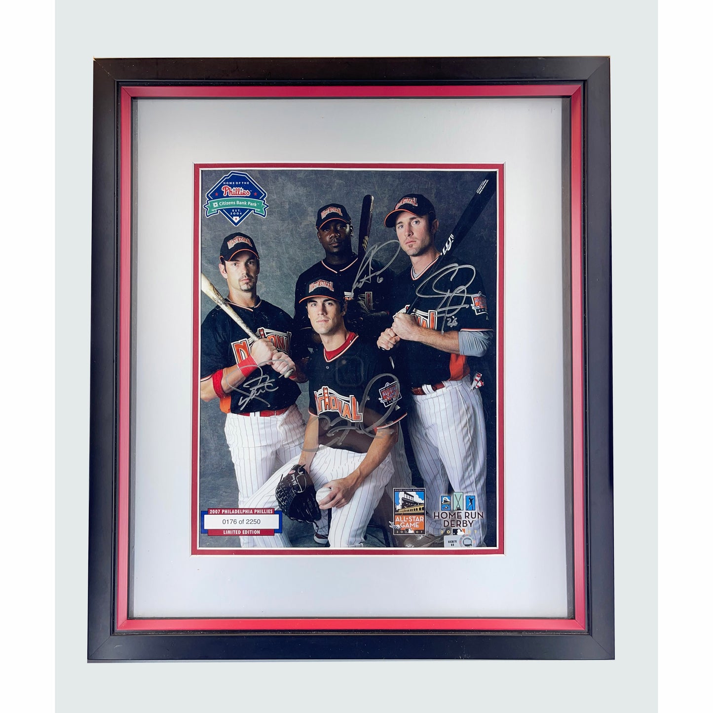 Chase Utley, Ryan Howard, Phillies Signed Framed Photo MLB