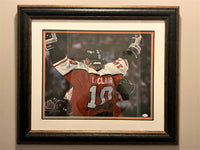 
              John LeCalir Signed 16x20 Flyers Photo Framed. JSA Certified.
            