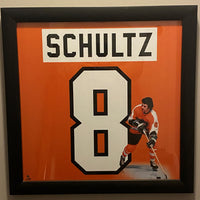 Dave Schultz Framed Flyers Photos 20x20" "Uniframe"