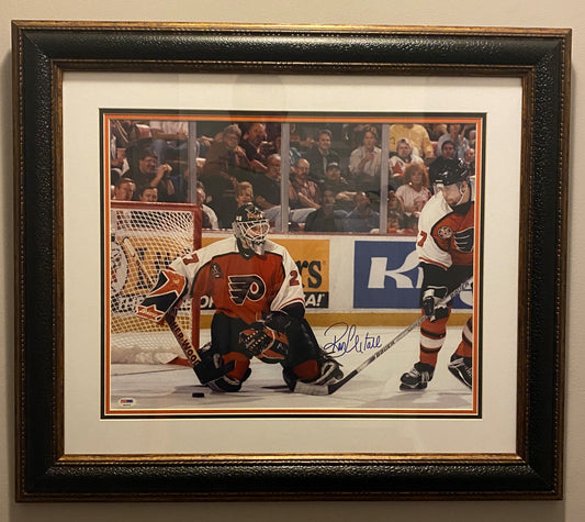 Ron Hextall Signed 16x20 Flyers Framed Photo - PSA