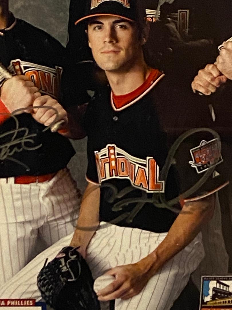 Chase Utley, Ryan Howard, Phillies Signed Framed Photo MLB